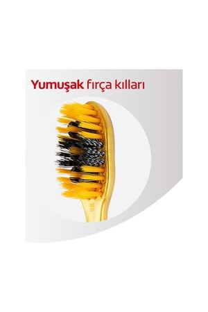 Colgate 360 Charcoal Gold Yumuşak Diş Fırçası