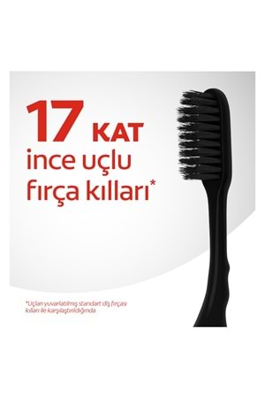 Colgate Mikro İnce Charcoal Derin ve Hassas Temizlik Yumuşak Diş Fırçası