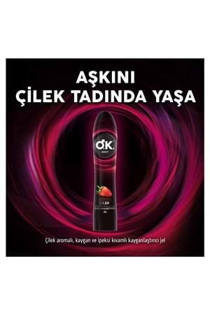 Okey Kayganlaştırıcı Jel – Çilekli 100ml