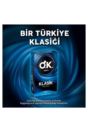Okey Klasik Prezervatif 10'lu