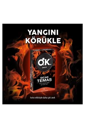 Okey Sıcak Temas Prezervatif 10'lu