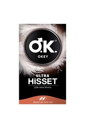 Okey Ultra Hisset Prezervatif (Çok İnce Formlu) 10'lu