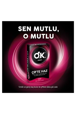 Okey Çifte Haz Prezervatif 10'lu
