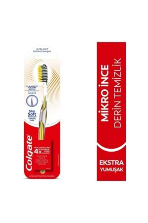 Colgate Diş Fırçası Miktro İnce Gelişmiş Gold SLİM SOFT 4X DERİN TEMİZLİK