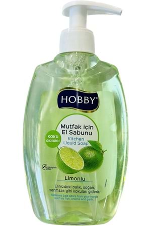 Hobby Mutfak İçin Koku Giderici El Sabunu limonlu 400 ml.