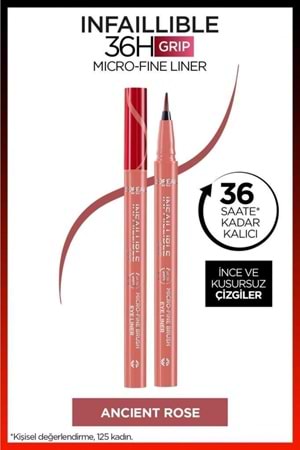 Loreal Paris Infaillible 36H Grip Micro Fine Eyeliner 03 Ancient Rose