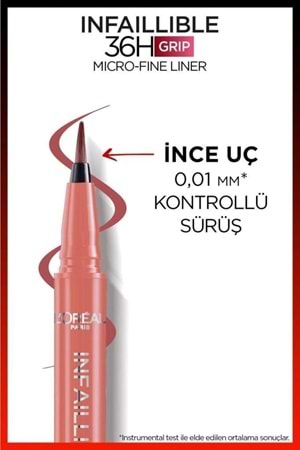Loreal Paris Infaillible 36H Grip Micro Fine Eyeliner 03 Ancient Rose