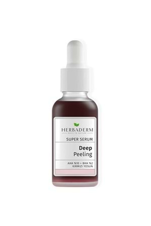 Herbaderm Super Serum AHA Kırmızı Peeling 30 ml