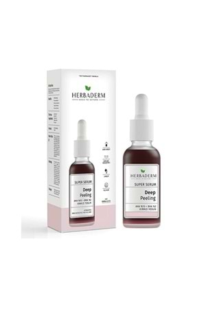 Herbaderm Super Serum AHA Kırmızı Peeling 30 ml