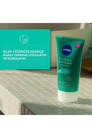 Nivea Derma Skin Clear Sivilce Karşıtı Yüz Temizleyici Peeling 150 Ml