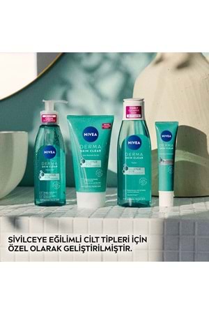 Nivea Derma Skin Clear Sivilce Karşıtı Niasinamid Ve Salisilik Asit (BHA) Tonik 200ml
