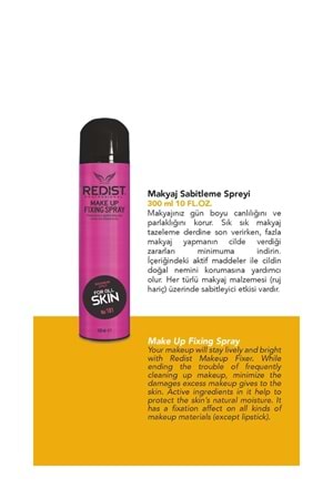 Redist Makyaj Sabitleme Spreyi 300 Ml