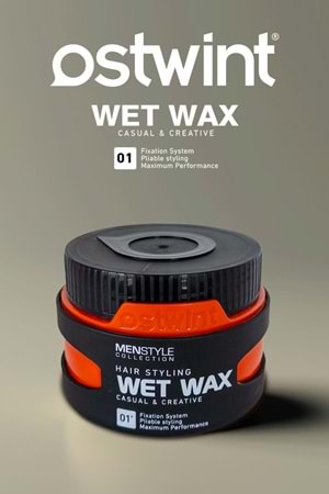 Ostwint MenStyle Collection Saç Şekillendirici Wax No : 1 Wet Wax 150 ml.