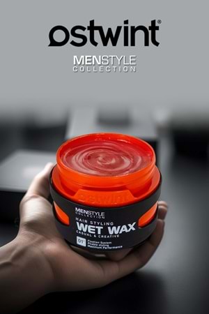Ostwint MenStyle Collection Saç Şekillendirici Wax No : 1 Wet Wax 150 ml.