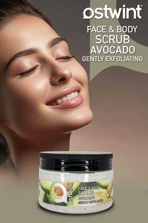 Ostwint Yüz ve Vücut Scrub Peeling Jel Avokado 300 ml