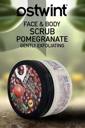 Ostwint Yüz ve Vücut Scrub Jel Nar 300ML
