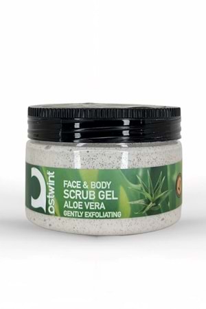 Ostwint Scrub Jel Aloe Vera Özlü Yüz ve Vücut Peelingi 300 ml