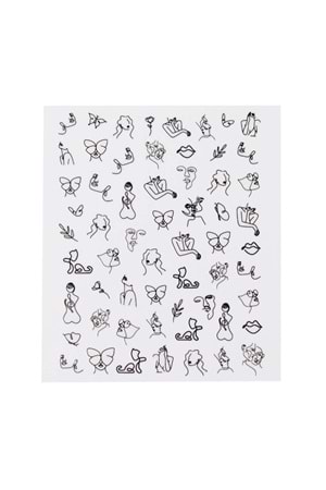 Nascita Art Line Sticker - 02