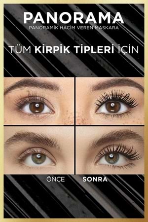 Loreal Paris Panorama Hacim Veren Maskara Kahverengi