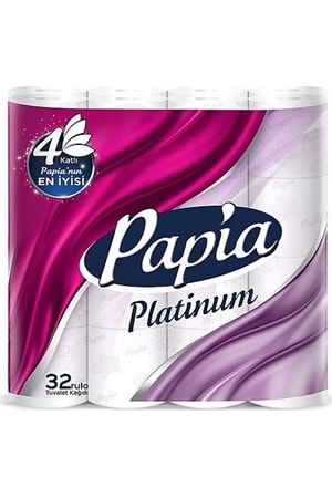 Papia Platinum 4 Katlı Tuvalet Kağıdı 32'li