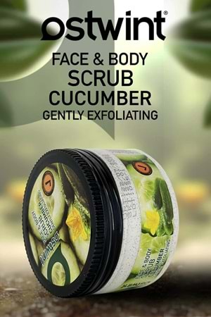 Ostwint Scrub Salatalık Cucumber Özlü Vücut Peelingi 300 ml
