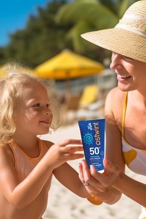 Ostwint Çocuk Güneş Kremi 50 + Faktör 100ml