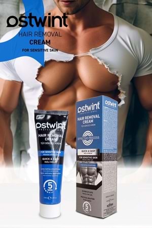 Ostwint Hassas Ciltler için Tüy Dökücü Krem 100 ml Erkek