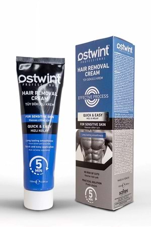 Ostwint Hassas Ciltler için Tüy Dökücü Krem 100 ml Erkek