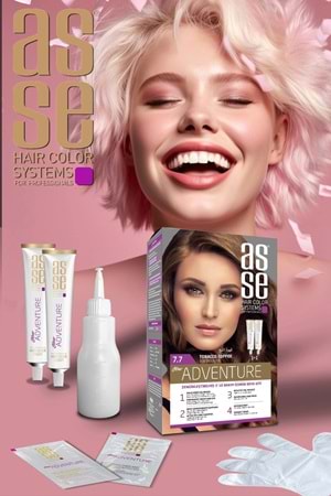 Asse 7.7 Tütün Kahve 50+50ml Set Boya