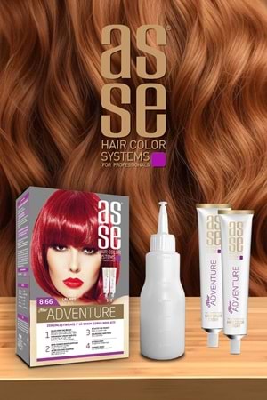 Asse 8.66 Lal Kızıl 50+50ml Set Boya