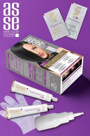 Asse 6.1 Koyu Küllü Kumral 50+50ml Set Boya