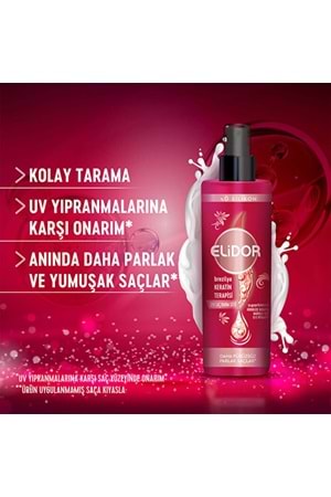 Elidor Brezilya Keratin Terapisi Sıvı Saç Bakım Sütü 200 ml