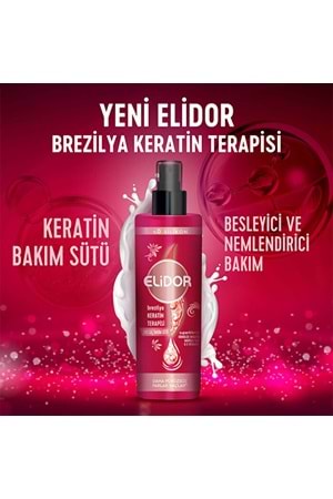 Elidor Brezilya Keratin Terapisi Sıvı Saç Bakım Sütü 200 ml