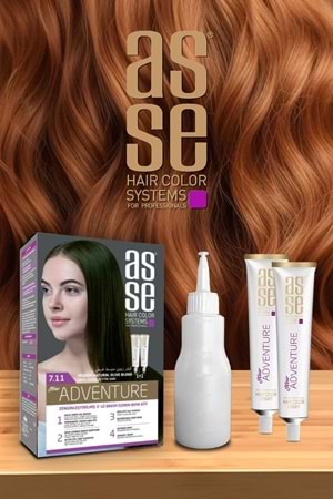 Asse 7.11 Orta Doğal Zeytin Sarı 50+50ml Set Boya