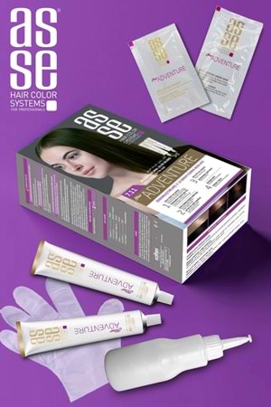 Asse 7.11 Orta Doğal Zeytin Sarı 50+50ml Set Boya