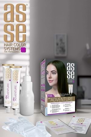 Asse 7.11 Orta Doğal Zeytin Sarı 50+50ml Set Boya