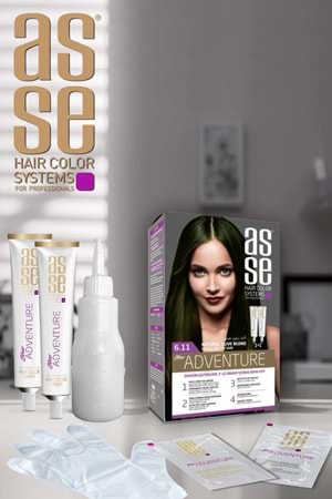 Asse 6.11 Doğal Zeytin Sarı 50+50ml Set Boya