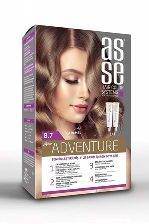 Asse 8.7 Karamel 50+50ml Set Boya