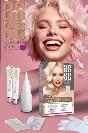 Asse 12.00 Ekstra Platın 50+50ml Set Boya