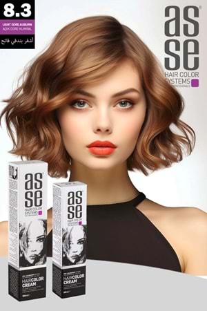 Asse 8.3 Açık Dore Kumral - 60ml Tüp Boya