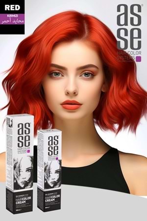 Asse Kırmızı - 60ml Tüp Boya