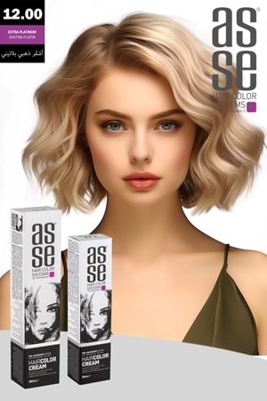 Asse 12.00 Ekstra Platin - 60ml Tüp Boya