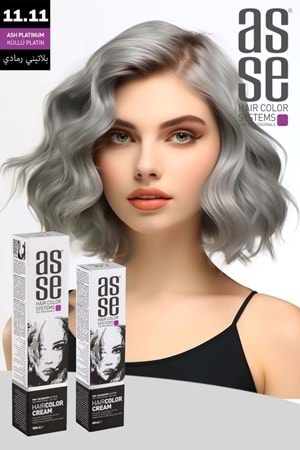 Asse 11.11 Küllü Platin - 60ml Tüp Boya