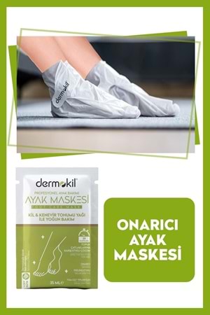 Dermokil Kil & Kenevir Yağlı Ayak Maskesi 35 ml.