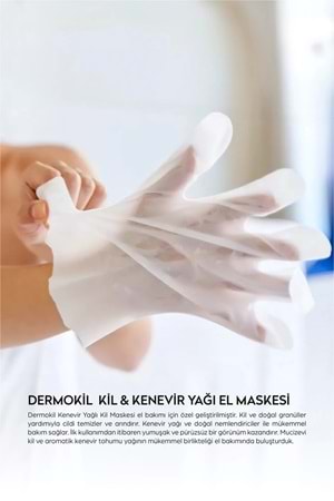Dermokil Kil ve Kenevir Yağlı Peeling Etkili El Maskesi 35 ml.