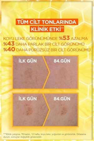 Garnier C Vitamini Parlak Günlük Uv Korumalı Güneş Yüz Kremi Spf50 Görünmez Doku 40ml