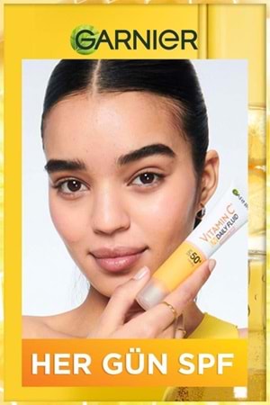 Garnier C Vitamini Parlak Günlük Uv Korumalı Güneş Yüz Kremi Spf50 Görünmez Doku 40ml