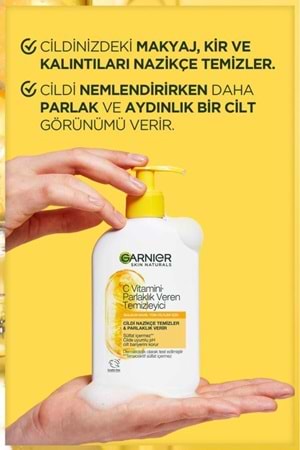 Garnier C Vitamini Parlaklık Veren Temizleyici 250 ML
