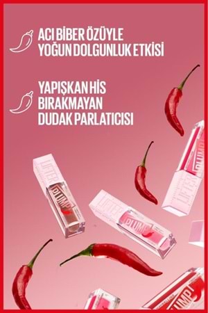 Maybelline New York Lifter Plump Dudak Parlatıcısı- 005 Peach Fever