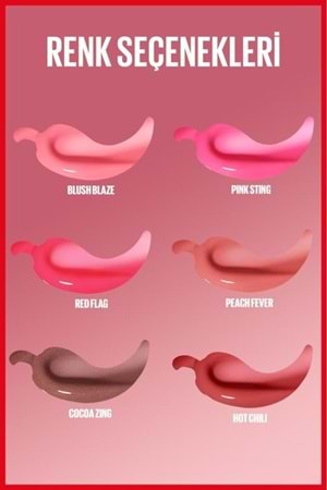 Maybelline New York Lifter Plump Dudak Parlatıcısı- 004 Red Flag